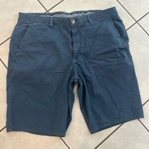 johnnie-O Navy Flat Front Shorts